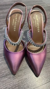 KURT GEIGER LONDON Women's Duke Pointed Toe Embellished Pumps Size 37/6.5 - Picture 1 of 5