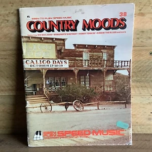 EASY TO PLAY COUNTRY MOODS - SPEED MUSIC ORGAN KEYBOARD VINTAGE MUSIC BOOK - Picture 1 of 6