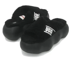 UGG SUGARCLOUD PLATFORM WOMEN SLIDE BLACK US 7 /UK 5 /EU 38 /JP 24 - Picture 1 of 5