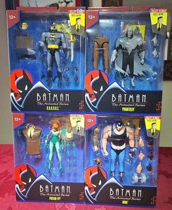 McFarlane Batman The Animated Series H.A.R.D.A.C, Poison Ivy, Phantasm, BANE - Picture 1 of 15