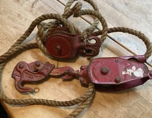 Vintage Durban Durco Block And Tackle/Fence Stretcher 2 Pieces - Picture 1 of 10
