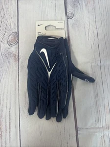 Nike Men XXL College Navy Blue Superbad 6.0 Grip Football Gloves DJ7796-448 NEW - Picture 1 of 5