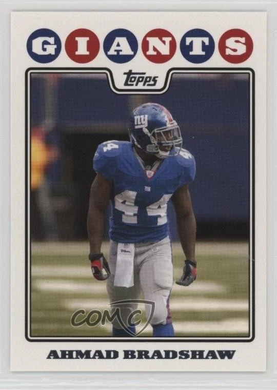 2008 Topps Ahmad Bradshaw #110 - Image 1 of 2