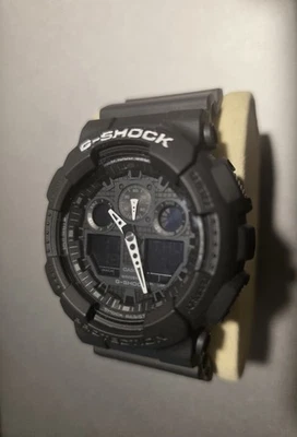 Reloj Hombre Casio G-shock Negro GA100-1A1 DURADERO Y DEPORTIVO FUNCIONA MUY BIEN Foto 1 de 4