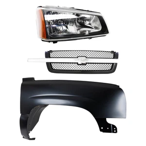 Fender Kit For 2003-06 Chevrolet Silverado 1500 With Fluted Reflector Headlight - Picture 1 of 7