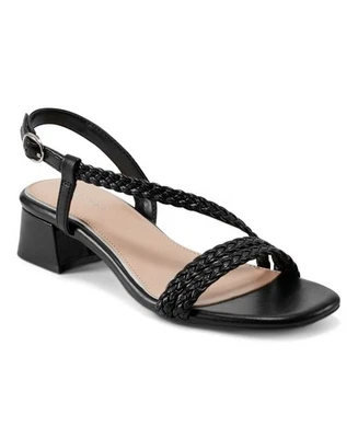 Sandalias de vestir Easy Spirit para mujer Sagie tacón bloque punta cuadrada negras talla 7,5 M nuevas en caja Foto 1 de 4