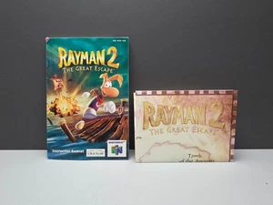 RAYMAN 2 + POSTER NINTENDO 64 N64 PAL/EUR ANLEITUNG HANDBUCH MANUAL BOOK INSERT - Bild 1 von 7