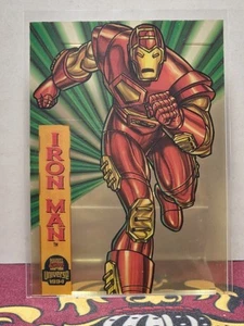 Fleer Ultra Marvel Universe 1994 animación suspendida Iron Man #4 de 10 - Imagen 1 de 2