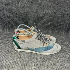 Gucci Bambi Low Tian Glitter Schuhe Sneaker Damen Größe 9,5 US / 39,5 EU 454547 - Bild 1 von 10
