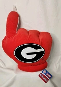 Georgia Bulldogs DAWGS Big Hand Big Fist Plush Team Spirit Collegiate UGA - Picture 1 of 7