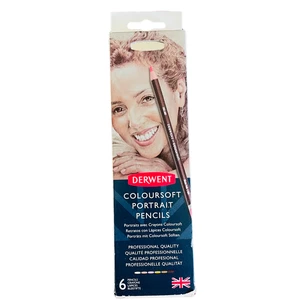 Derwent Coloursoft Portrait Hauttöne Bleistift Dose Set - Bild 1 von 1