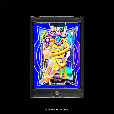 1/1 BRONNY JAMES RC 🔥 AZUL PLATA PRIZM ROOKIE SSP 🔥 NUEVO PENINI UNO DE UNO ARTE Foto 1 de 4