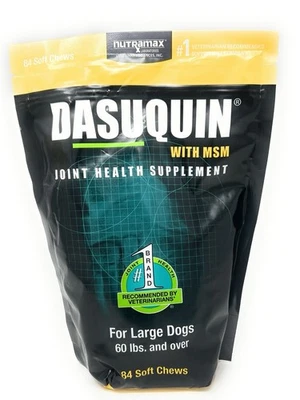 Dasuquin w/msm  (84 Chews) Joint Health Supplement for Large Dogs 60lbs+ - Image 1 of 2