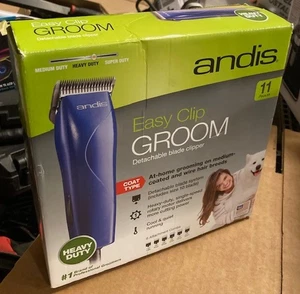 New Andis EasyClip Groom Detachable Blade Clipper Kit Blue - Picture 1 of 1
