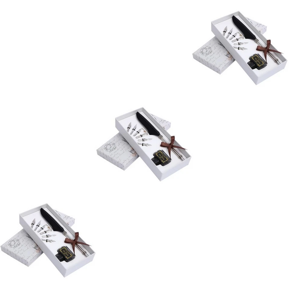  3 Sets Schreibfeder Kalligraphie-stifte Dekorativer Geschäftsgeschenk - Bild 1 von 4