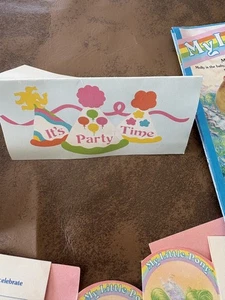Vintage 1980s My Little Pony Birthday Party Accessories Pony Cake Cups Hong Kong - Picture 1 of 7