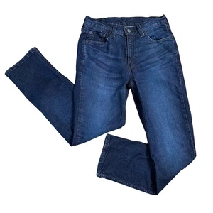 Levi's Men Dark Jeans Size 30/30 Blue High Rise Straight Leg Urban Denim Classic - Picture 1 of 4