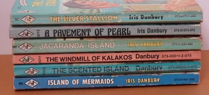 Lot 6, of Harlequin Romance books, By Iris Danbury PB , Vintage Novels 6412 - Picture 1 of 13