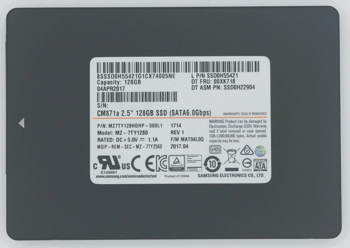 Samsung SATA II 128 GB Solid State Drives for sale | eBay