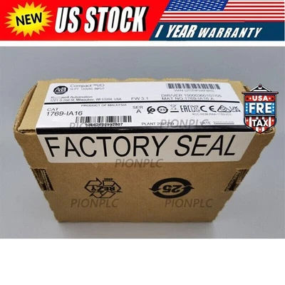1769-IA16/A AB CompactLogix 16 Pt 120VAC D/I Module 1769IA16 New Factory Sealed - Image 1 of 4