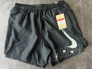 Large Nike Dri-FIT Stride Run Division 5" Black Running Shorts Men’s DQ6501-010 - Picture 1 of 6