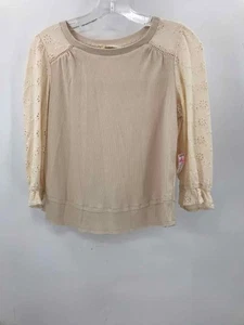 Pre-Owned Nurture Tan Size Small P Blouse - Picture 1 of 3