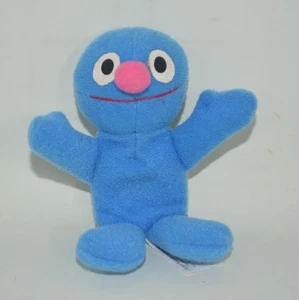Mini Plüsch Grover 4 Zoll - Jim Henson Co Sesamstraße 1999 Kelloggs - Bild 1 von 4