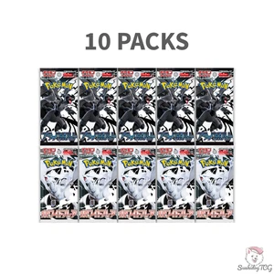 Pokemon Karte Black Bolt 5 Packs White Flare 5 Packs Set sv11B sv11W Japanisch - Bild 1 von 1