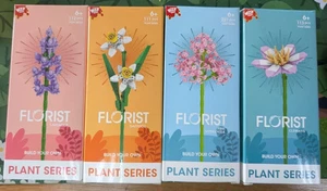 4er Set - Wizz Toys - Florist Plant Serie - Steine (kein Lego) - Neu & Versiegelt - Bild 1 von 5