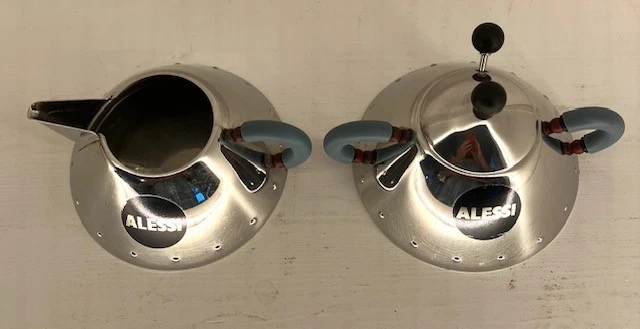 Alessi, контейнер для сливок и сахара, набор, Michael Graves, винтажный - Изображение 1 из 3