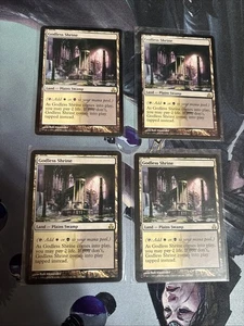 X4 Godless Shrine Gatecrash Regular Guildpact LP MTG Magic the Gathering - Picture 1 of 2