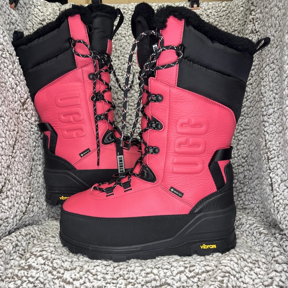 Bota UGG Shasta Alta Rosa Brillante Todo Género Gore-Tex Talla 6 Hombres, Mujeres 7 Foto 1 de 4