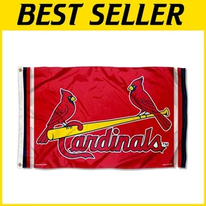 Lightweight 3ft x 5ft St. Louis Cardinals Tailgate Flag - Durable and Stylish - Picture 1 of 10