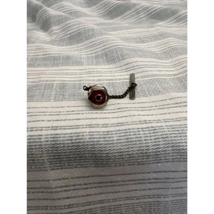 Vintage Tie Tac Tie Pin Tie Tack Silver Tone L#113 Nut & Bolt Iron Worker? - Picture 1 of 4