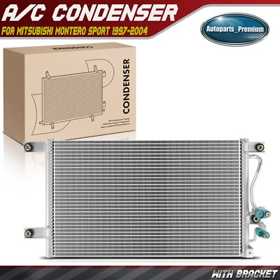 AC Condenser Air Conditioning w/ bracket for Mitsubishi Montero Sport 1997-2004 - Image 1 of 4