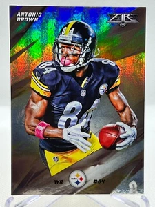 Antonio Brown 2015 Topps Fire Fútbol #55 PLATEADO Holo Paralelo - Imagen 1 de 2