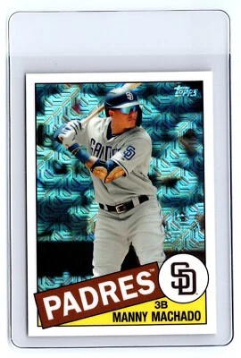 2020 Topps Silver Pack 1985 Topps Chrome Baseball #85C-32 Manny Machado Padres - Image 1 of 2