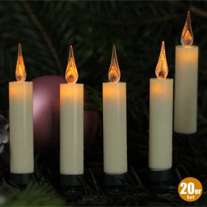 LED-Christbaumkerzen-Set, 20 kabellose Kerzen - Bild 1 von 2