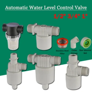 Float Valve 1/2" 3/4" 1" BSP Automatic Float Valve Auto for Water Level Control - Picture 1 of 23