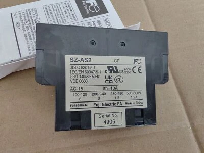 New FUJI SZ-AS2 Contactor Auxiliary Contact - Image 1 of 3