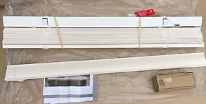 Blinds for Windows ,Wood ,size 830x980mm. Colour Cream, New open box.lot(10) - Picture 1 of 5