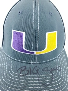 LSU Tigers Signed Big Smo Hat Cap Flexfit L/XL Adult College Football NCAA - Picture 1 of 8