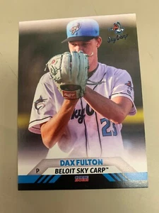 Dax Fulton 2022 Beloit Sky Carp Team Card - Picture 1 of 1