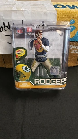 NIB NFL AARON RODGERS GREEN BAY PACKERS MCFARLANE SERIES 29 CHASE ACME JERSEY Cover