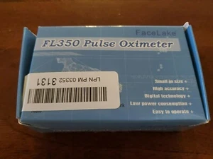 Oximeter Blood Oxygen Saturation Monitor, OLED Display Fingertip SpO2 Oxygen Met - Picture 1 of 2
