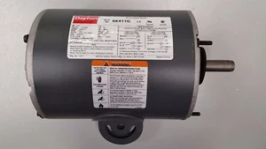 DAYTON 6K411G AIR CIRCULATOR MOTOR 1/2 HP Split Phase 1725 RPM 115/230V Yoke 1PH - Picture 1 of 12