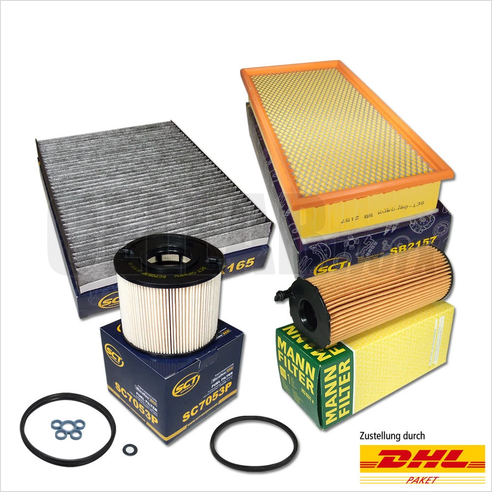 für VW Touareg Audi Q7 3.0 TDI bis 02/2008 Inspektionspaket Filterset Filterkit - Bild 1 von 1