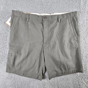 Dockers Shorts Mens 44 Stone Khaki Chino Flat Front 9" Inseam Casual Outdoor NEW - Picture 1 of 11