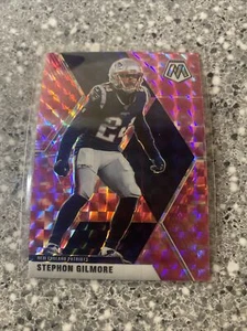 2020 Mosaic STEPHON GILMORE “Pink Camo Prizm” Card #140 NE Patriots - Picture 1 of 1