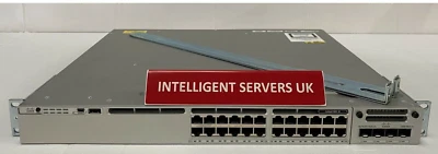 Cisco Catalyst WS-C3850-24T-E 24-Port Network Switch + C3850-NM-4-1G - Image 1 of 2